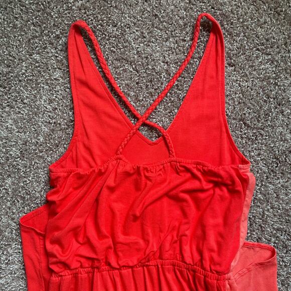 Mossimo Pink and red wrap midi dress - Picture 9 of 11